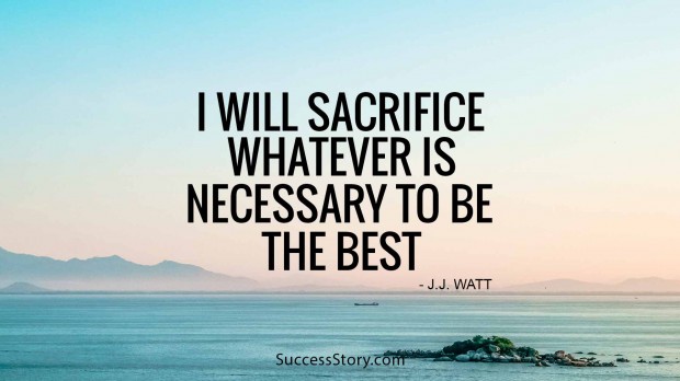 i will sacrifice