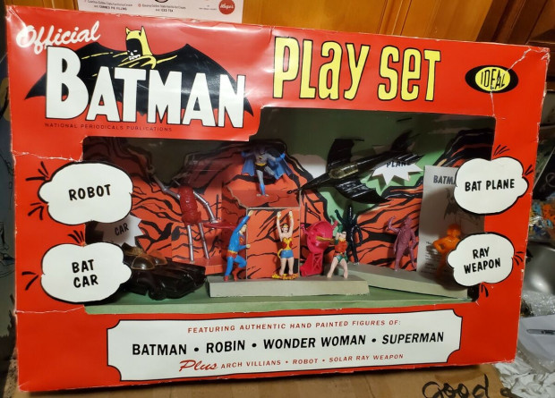 ideal official batman playset 