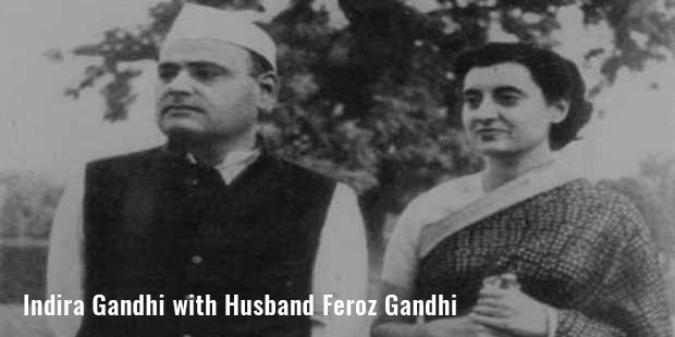 indira gandhi with husband feroz gandhi