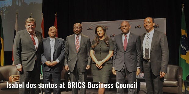 isabel dos santos at brics business council