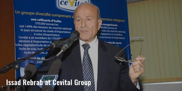 issad rebrab at cevital group