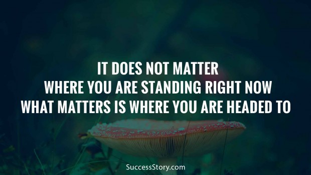 It does not matter where you are