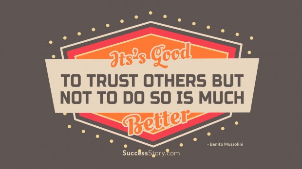 it s good to trust