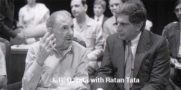 jrd tata with ratan tata