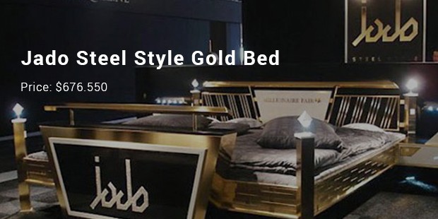 jado steel style gold bed