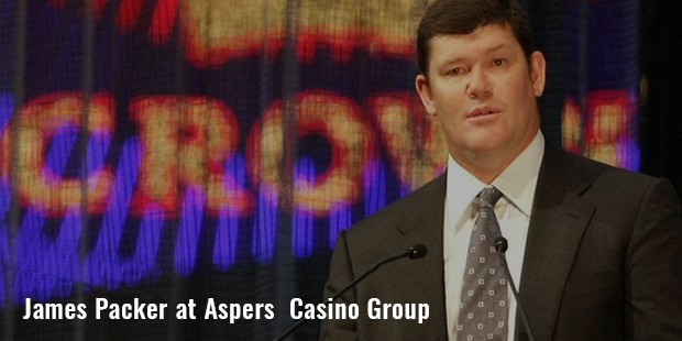 james packer at aspers  casino group