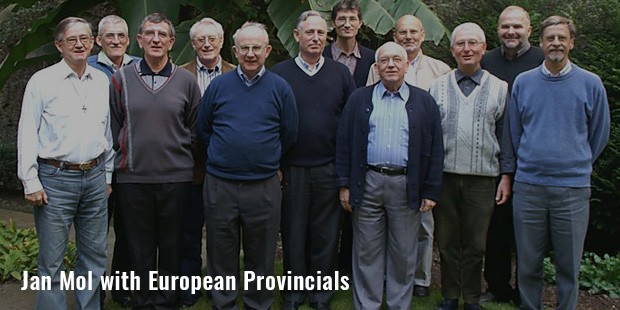 jan mol with european provincials