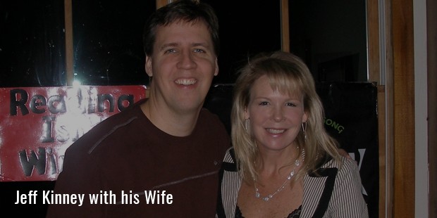 jeff kinney with his wife