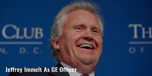 jeffrey immelt as ge officer