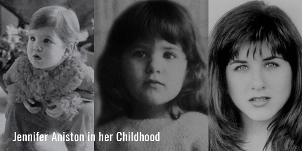 Jennifer Aniston in her Childhood