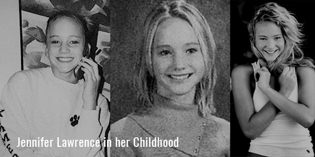 Jennifer Lawrence in her Childhood