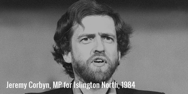 jeremy corbyn, mp for islington north, 1984