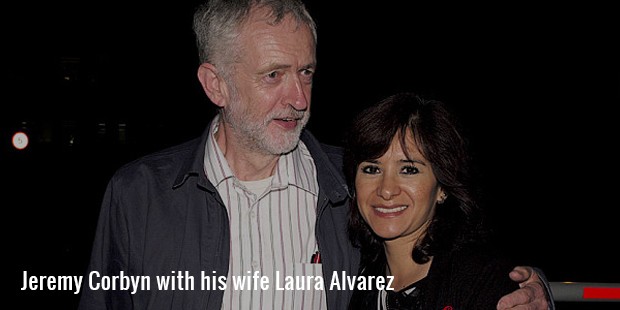 jeremy corbyn with his wife laura alvarez