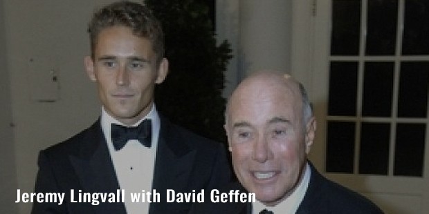 jeremy lingvall with david geffen