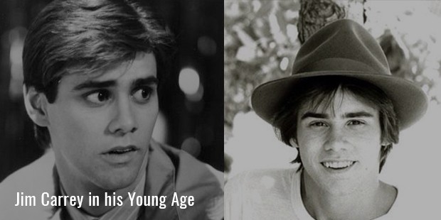 Jim Carrey in his Young Age