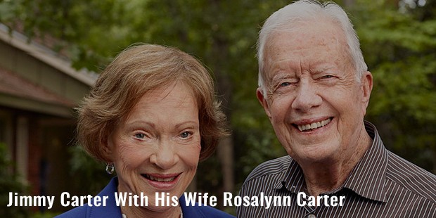 jimmy carter with his wife rosalynn carter