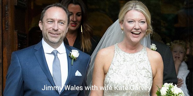 jimmy wales with wife kate garvey