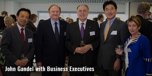 john gandel with business executives