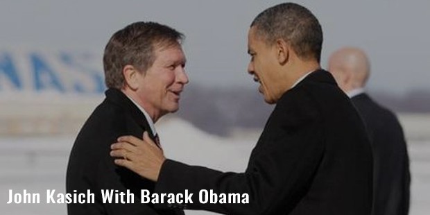 john kasich with barack obama