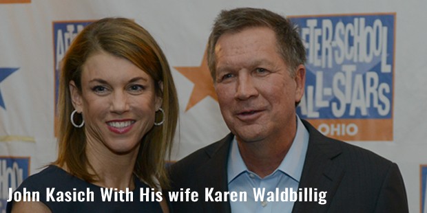 john kasich with his wife karen waldbillig