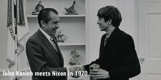 john kasich meets nixon in 1970