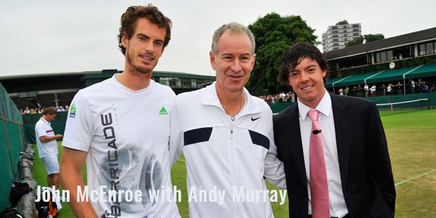 john mcenroe with andy murray