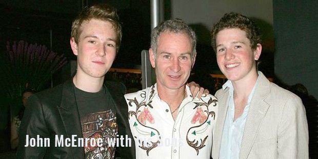 john mcenroe with his sons
