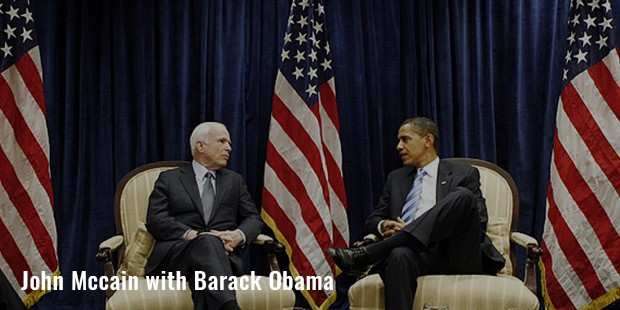 john mccain with barack obama