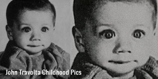 john travolta childhood pics