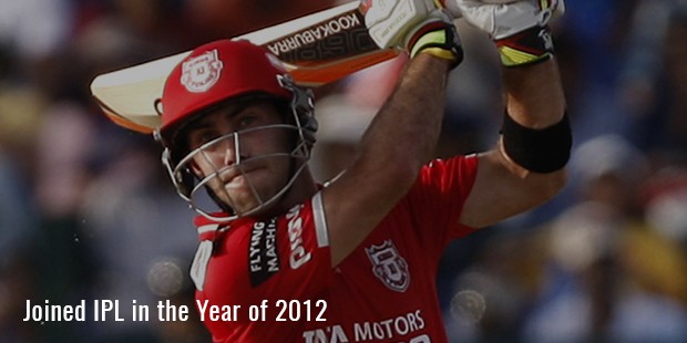 joined ipl in the year of 2012