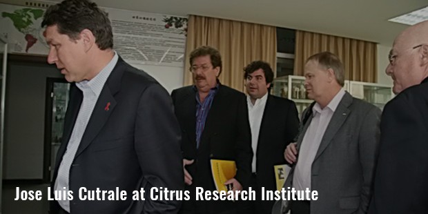 jose luis cutrale at citrus research institute