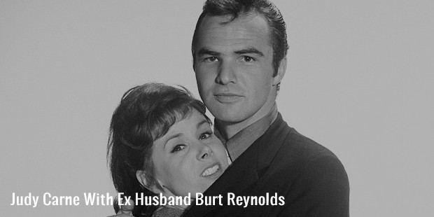 judy carne with ex husband burt reynolds