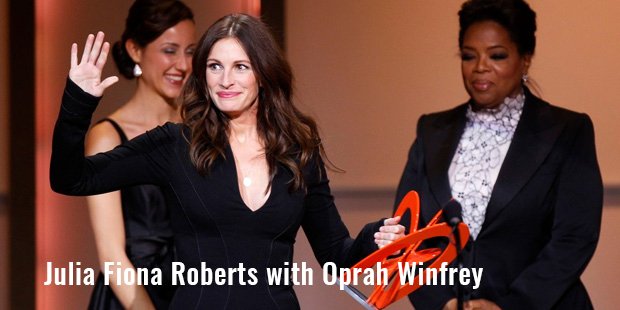 julia fiona roberts with oprah winfrey