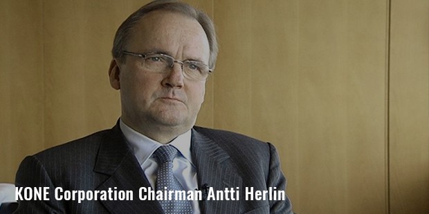 kone corporation chairman antti herlin