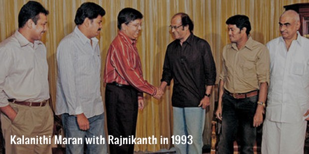 kalanithi maran with rajnikanth in 1993