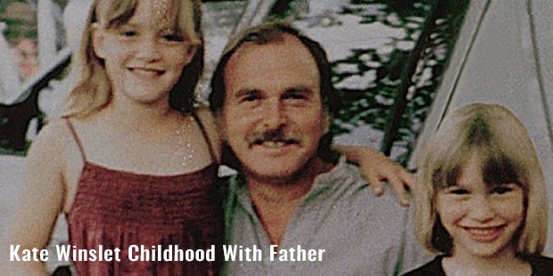 kate winslet childhood with father