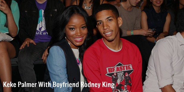 keke palmer with boyfriend rodney king