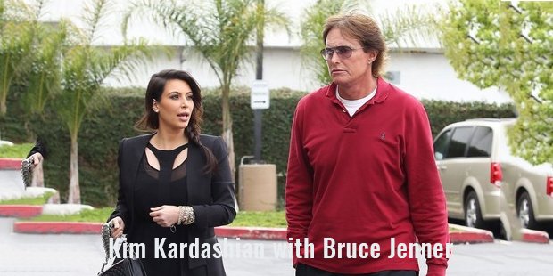 kim kardashian with bruce jenner