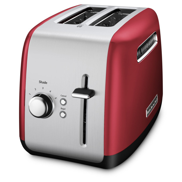 kitchenaid 2 slice toaster with manual lift lever