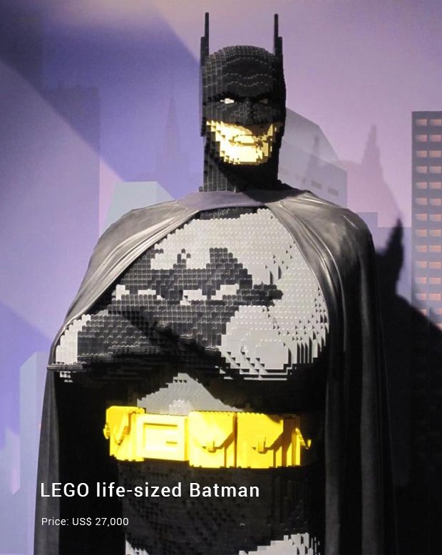 lego life sized batman