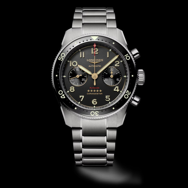 longines spirit flyback titanium