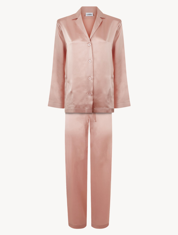 la perla silk pajama set