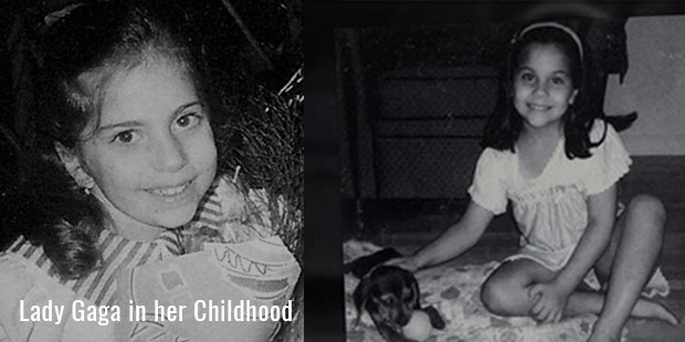 Lady Gaga in her Childhood 