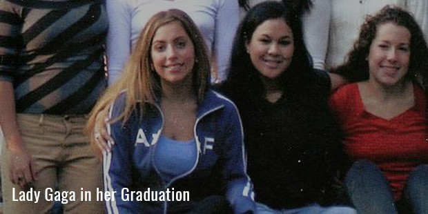 Lady Gaga in her Graduation