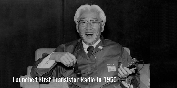  Launched First Transistor Radio in 1955