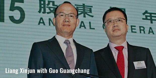 liang xinjun with guo guangchang