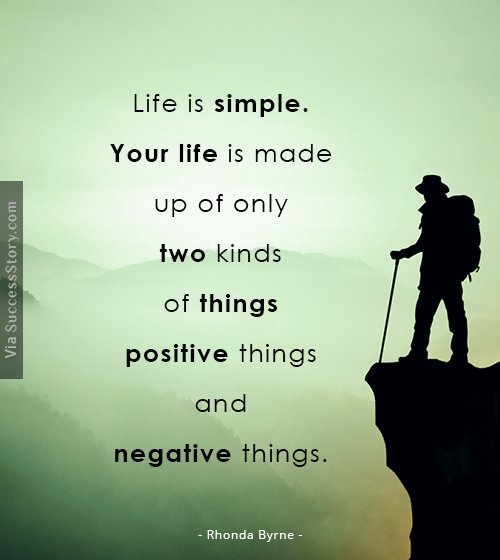 Life is simple