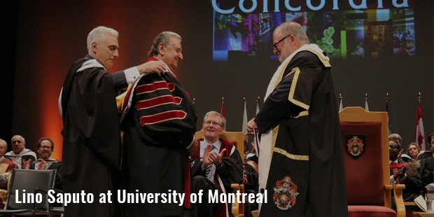 lino saputo at university of montreal