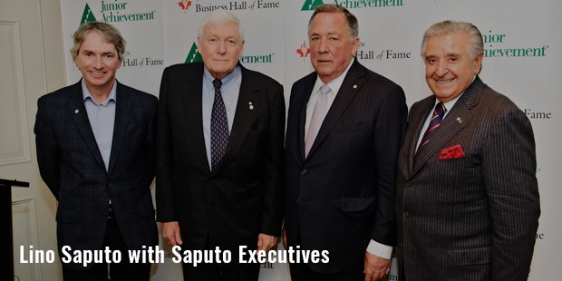 lino saputo with saputo executives