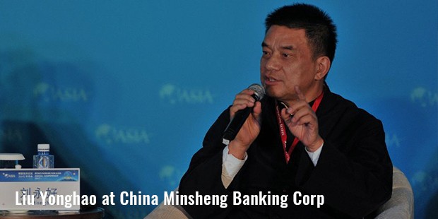 liu yonghao aat china minsheng banking corp